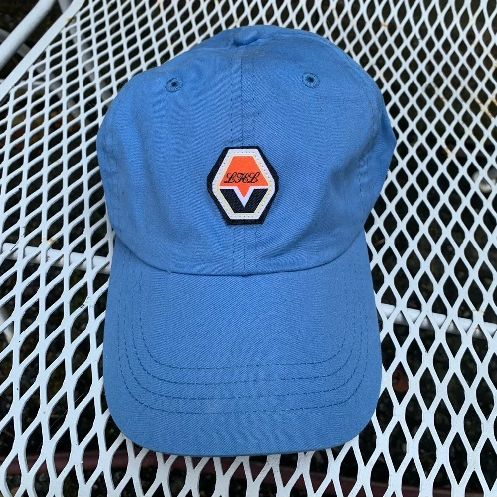 Glen Hill Farm Horse Racing Breeding Hat Baby Blue